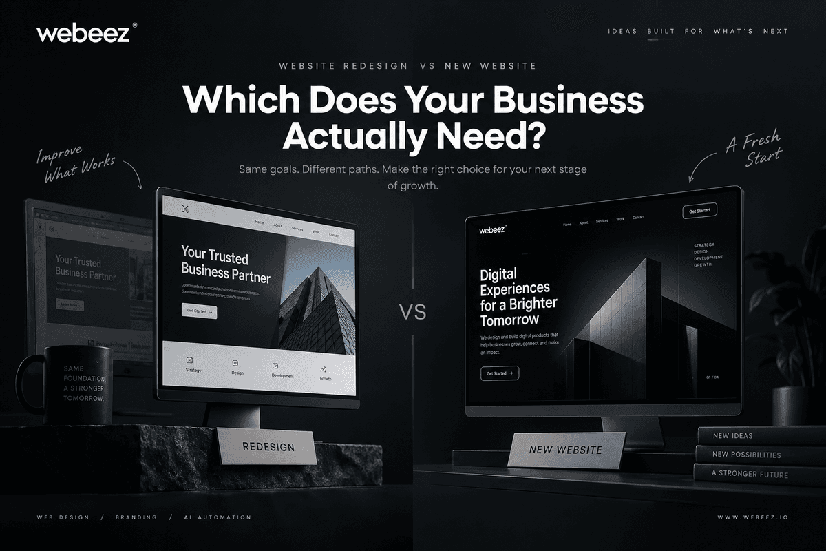Website Redesign vs New Website: Which Does Your Business Actually Need?